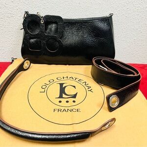 LOLO CHATENAY Black Leather Women's Bag